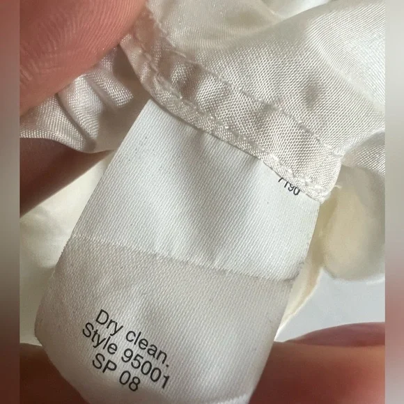 J. Crew Ivory Silk Blouse - Picture 8 of 8